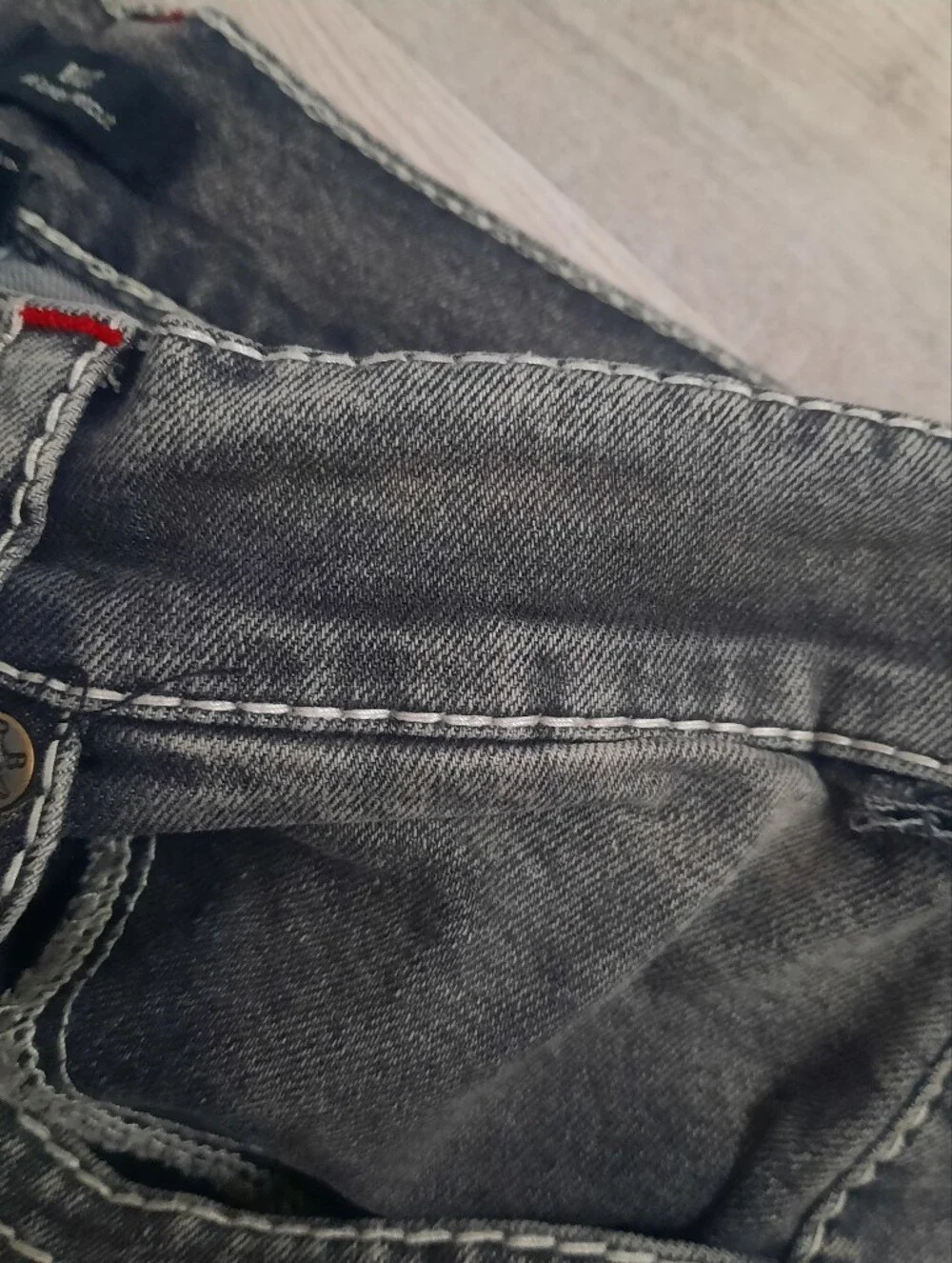 True Religion Billy Big T Embroidered Pocket Bootcut Jeans